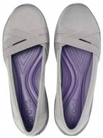 Crocs Busy Day Strappy Flat W Smoke/Slate Grey