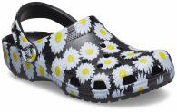 Crocs Classic Vacay Vibes Clog Black Daisy