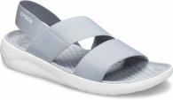 Crocs Literide Stretch Sandal light grey/white