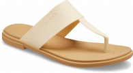 Womens Crocs Tulum Flip Vanilla
