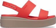 Women’s Crocs Brooklyn Low Wedge flame/mushroom