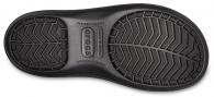 Womens Crocband Puff Boot Black