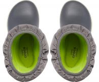 CROCS Kids Crocband™ Winter Boot Slate Grey / Lime Punch