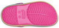 Kids Crocband™ Rainbow Band Clog Paradise Pink