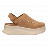 Delray Clog Suede  Tan